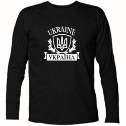 Футболка с длинным рукавом Україна ненька - PrintSalon