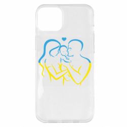 Чехол для iPhone 14 Plus Украина! Семья! - PrintSalon