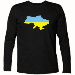 Футболка с длинным рукавом Украина - PrintSalon