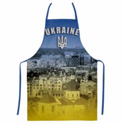 Фартух з 3D принтом Ukraine and the coat of arms - PrintSalon