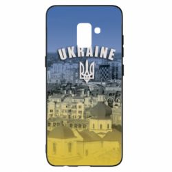 Чохол для Samsung A8+ 2018 Ukraine and the coat of arms - PrintSalon