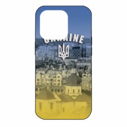 Чохол для iPhone 14 Pro Ukraine and the coat of arms - PrintSalon