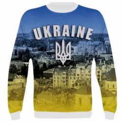 3D світшот Ukraine and the coat of arms - PrintSalon