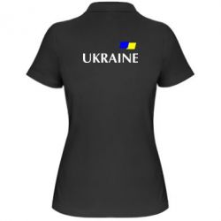 Жіноче поло FLAG UKRAINE - PrintSalon