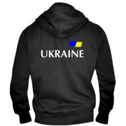 Чоловіче худі на блискавці FLAG UKRAINE - PrintSalon