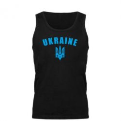 Мужская майка Ukraine + герб - PrintSalon