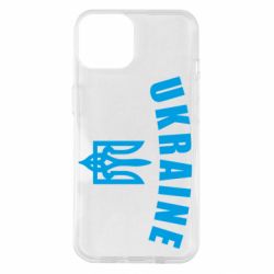 Чехол для iPhone 14 Ukraine + герб - PrintSalon
