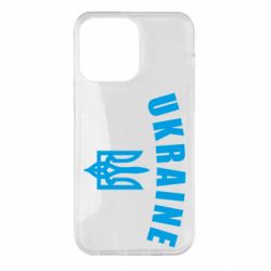 Чехол для iPhone 14 Pro Max Ukraine + герб - PrintSalon