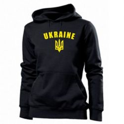 Женское худи Ukraine + герб - PrintSalon