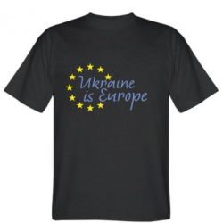 Мужская футболка Stedman Ukraine in Europe-PrintSalon Мужская футболка Stedman Ukraine in Europe