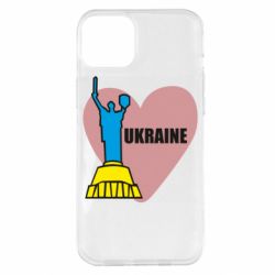 Чехол для iPhone 14 Plus Ukraine in heart - PrintSalon