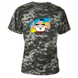 Камуфляжная футболка Ukraine kozak