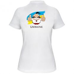 Женское поло Ukraine kozak - PrintSalon