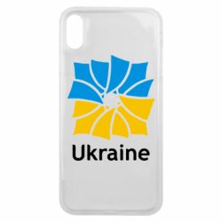 Чехол для iPhone Xs Max Ukraine квадратний прапор