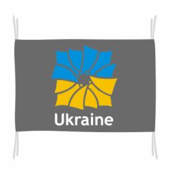 Флаг Ukraine квадратний прапор