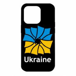 Чохол для iPhone 14 Pro Ukraine квадратний прапор-PrintSalon Чохол для iPhone 14 Pro Ukraine квадратний прапор