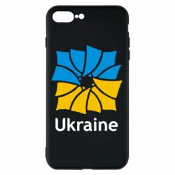 Чехол для iPhone 7 Plus Ukraine квадратний прапор