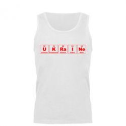 Мужская майка UKRAINE (Таблица Менделеева) - PrintSalon