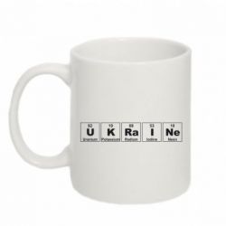 Чашка 320ml UKRAINE (Таблица Менделеева) - PrintSalon