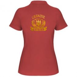 Жіноче поло Ukraine Україна Голограма - PrintSalon