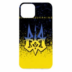 Чохол для iPhone 14 Ukraine, yellow blue - PrintSalon