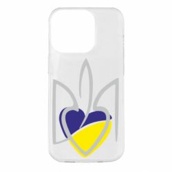 Чехол для iPhone 14 Pro Ukrainian heart - PrintSalon
