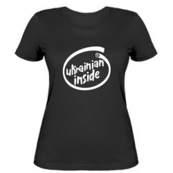 Женская футболка Ukrainian inside - PrintSalon