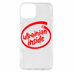 Чехол для iPhone 14 Ukrainian inside - PrintSalon