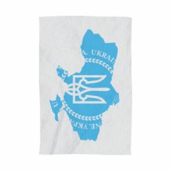 Рушник з принтом Ukrainian Map - PrintSalon