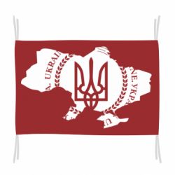 Прапор Ukrainian Map - PrintSalon