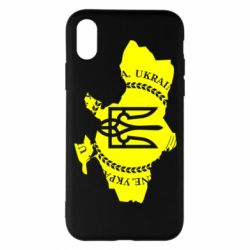 Чохол для iPhone X/Xs Ukrainian Map - PrintSalon