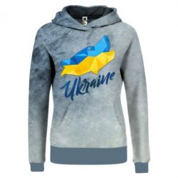 Жіноче 3D худі Ukrainian wolf-PrintSalon Жіноче 3D худі Ukrainian wolf