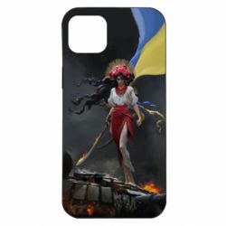 Чохол для iPhone 14 Plus Українка захисниця - PrintSalon