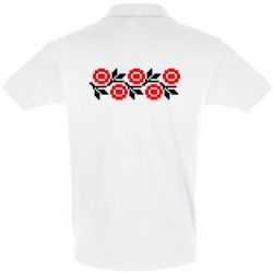 Мужское поло Українська вишивка - PrintSalon