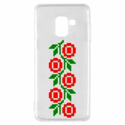 Чехол для Samsung A8 2018 Українська вишивка
