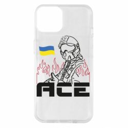 Чехол для iPhone 14 Украинский летчик - PrintSalon