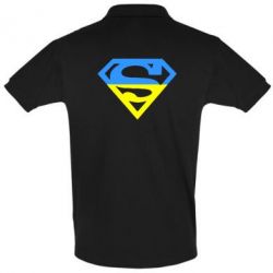Мужское поло Український Superman - PrintSalon