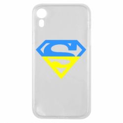 Чехол для iPhone XR Український Superman - PrintSalon