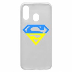 Чехол для Samsung A40 Український Superman - PrintSalon