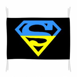 Флаг Український Superman - PrintSalon