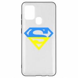 Чехол для Samsung A21s Український Superman - PrintSalon