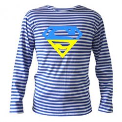 Тельняшка с длинным рукавом Український Superman - PrintSalon