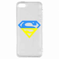 Чехол для iPhone5/5S/SE Український Superman - PrintSalon