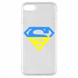 Чехол для iPhone 8 Український Superman - PrintSalon