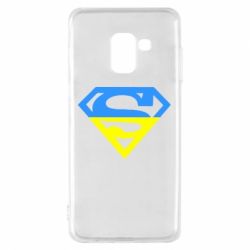 Чехол для Samsung A8 2018 Український Superman - PrintSalon
