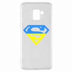 Чехол для Samsung A8+ 2018 Український Superman - PrintSalon