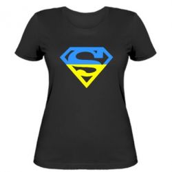Женская футболка Український Superman - PrintSalon