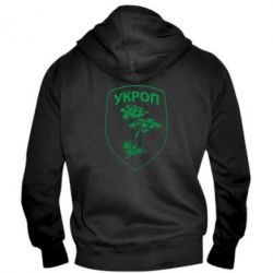 Мужское худи на молнии Укроп Light - PrintSalon