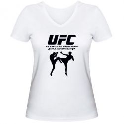 Жіноча футболка з V-подібним вирізом Ultimate Fighting Championship - PrintSalon