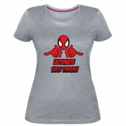 Жіноча преміум футболка Ultimate Web Throw - PrintSalon